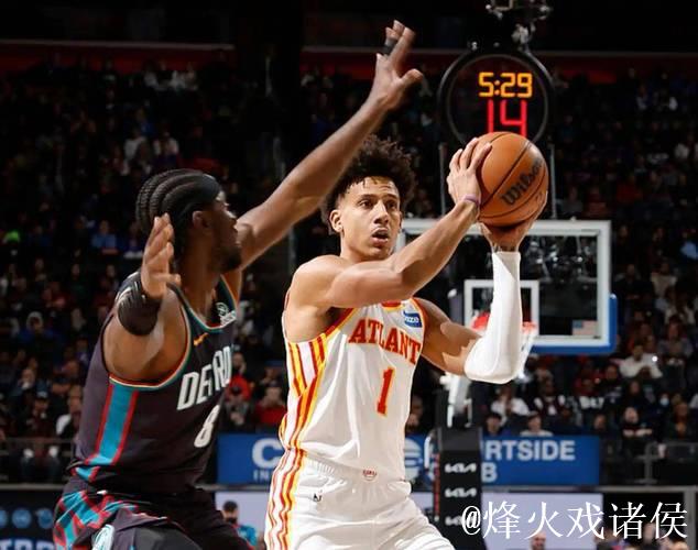 27分大胜老鹰，活塞稳居东部第一！杰伦19+11+11，连续3场砍下三双